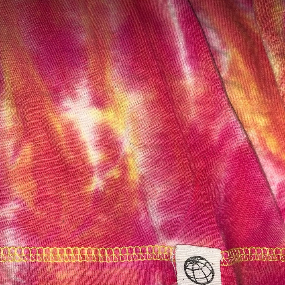 Unisex rainbow tie die hoodie - Picture 6 of 8